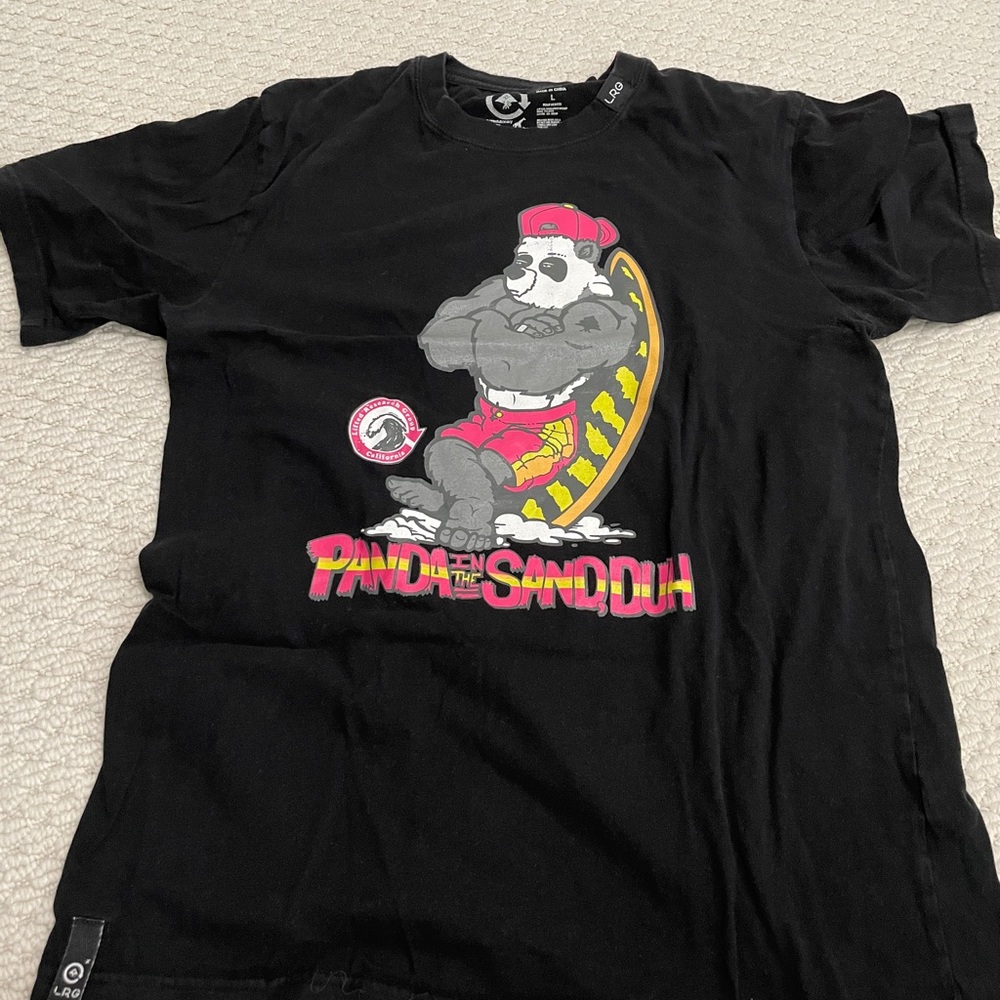 LRG Panda T shirt Black